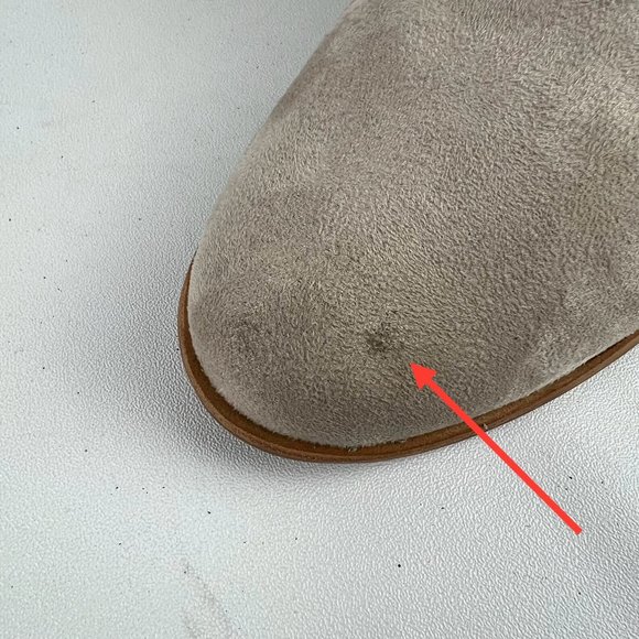 Gianni Bini Womens Fremaux Over the Knee Boots Taupe Tan Microsuede OTK size 6 - Picture 13 of 13